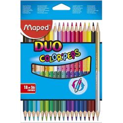 Maped ColorPeps kleurpotloden Duo x18